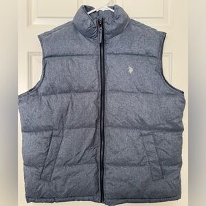 U.S. Polo Assn. Blue Vest Jacket